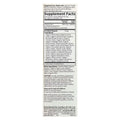 Supplement label with detailed ingredient list and distribution information on a white background