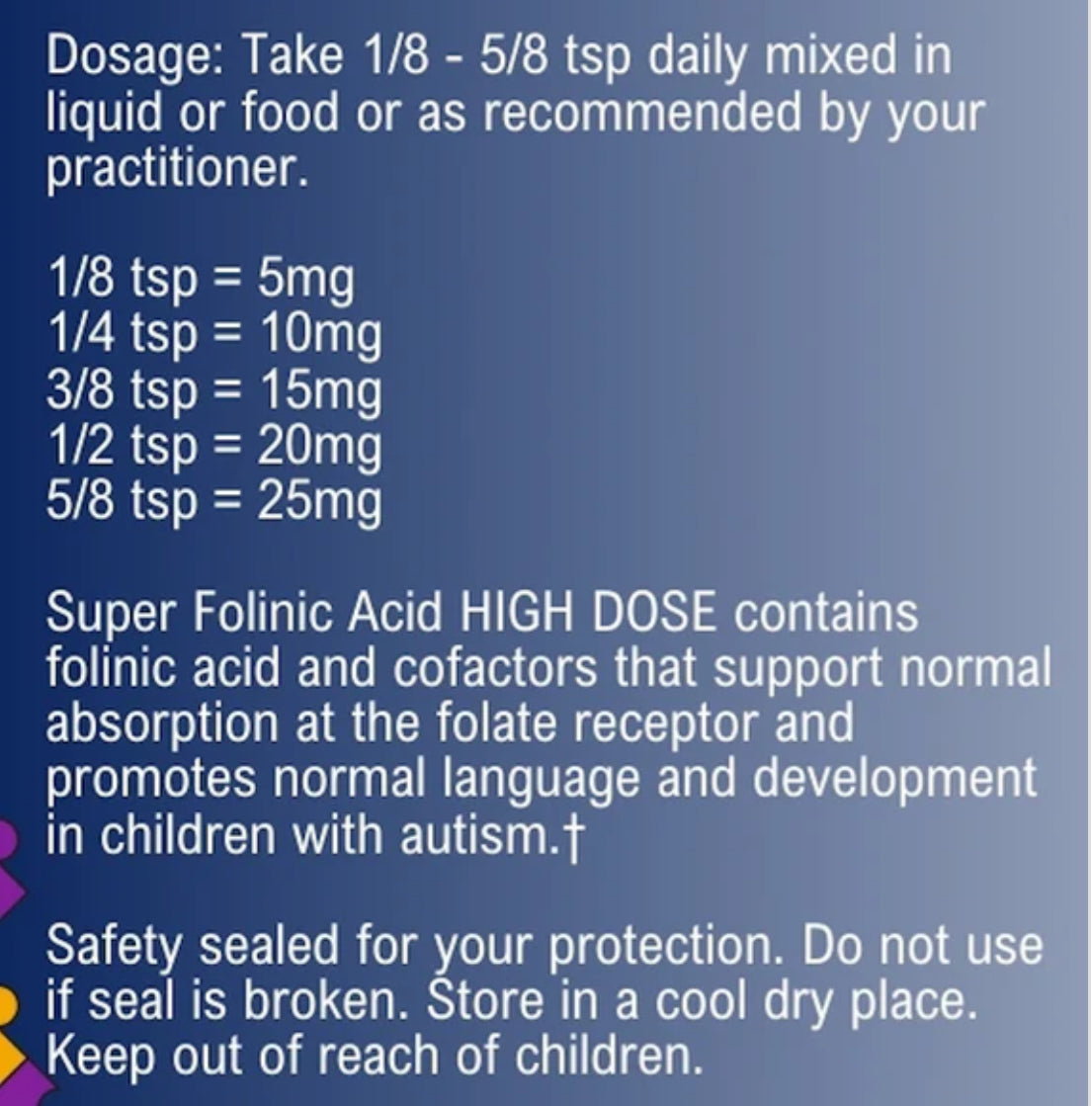 Spectrum Awakening Super Folinic Acid HIGH DOSE-£99.99