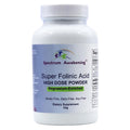 Supplement bottle labeled 'Super Folinic Acid High Dose Powder' by Spectrum Awakening on a white background.