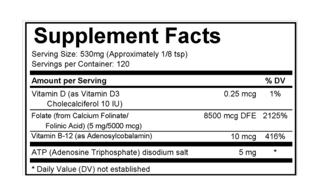Spectrum Awakening Super Folinic Acid HIGH DOSE-£99.99